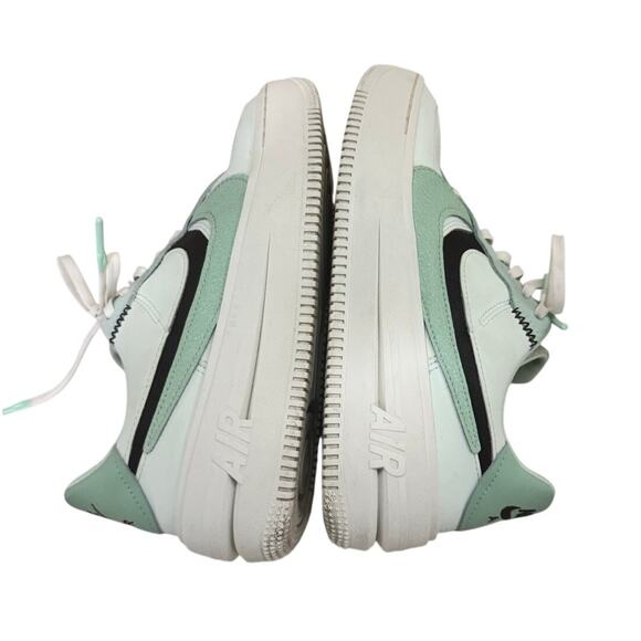 Nike Air Force 1 Shadow Mint Green White Sneakers DX3730-300 Size 6.5 - Picture 5 of 8